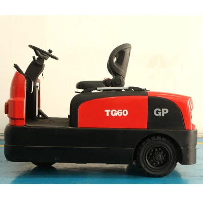 Tractor de remolque eléctrico con ISO con barra de remolque de la marca Gp