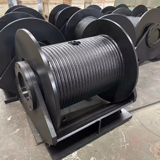 Manual de 1 tonelada a 12 toneladas de motor diésel/eléctrico, equipo de elevación de chigre con cabrestante eléctrico